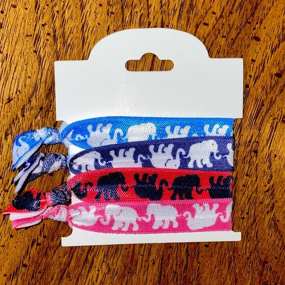 Lilly Pulitzer Accessories - Set of 4 Lilly Pulitzer Inspired Ponytail Holders / Hair Ties